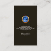 Auffallender Visitenkarte (Rückseite)