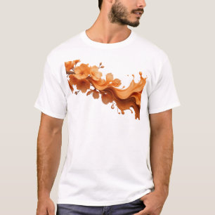 AUFFALLENDES ABSTRACTES BLUMEN-Visualdesign T-Shirt