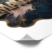 Auffallendes Gold IMAGINE Poster (Ecke)