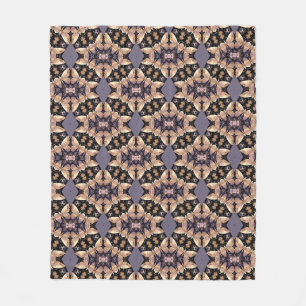 Auffallendes graues und braunes, feines Design Fleecedecke