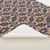 Auffallendes graues und braunes, feines Design Sherpadecke (3/4)