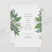 Auffallendes Laub-Begräbnis danken Ihnen Karten (Vorne/Hinten)