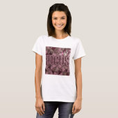 Auffallendes Pink FOCUS Statement Design T-Shirt (Vorne ganz)