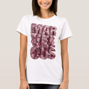 Auffallendes Rosa MARVELOUS Maßdesign T-Shirt