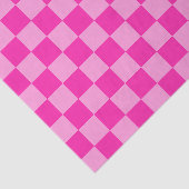 Auffallendes rosa Schachbrettmuster Seidenpapier (Ausschnitt)