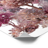 Auffallendes Silber UNDETECTABLE Grafikdesign Poster (Ecke)