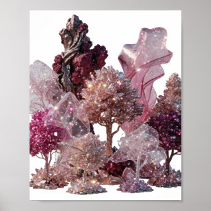 Auffallendes Silber UNDETECTABLE Grafikdesign Poster