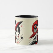 Auffallendes visuelles Kunstwerk #1 Tasse (Zentrum)