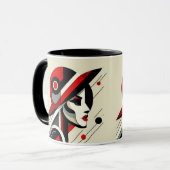 Auffallendes visuelles Kunstwerk #1 Tasse (Vorderseite Links)