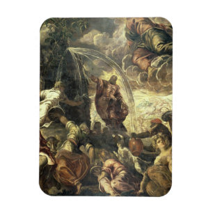 Auffallendes Wasser Moseses vom Felsen, 1575 Magnet