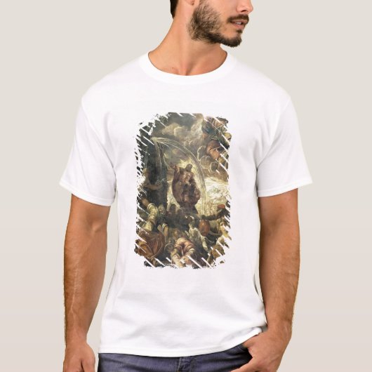 Auffallendes Wasser Moseses vom Felsen, 1575 T-Shirt (Vorderseite)