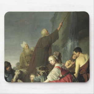 Auffallendes Wasser Moseses vom Felsen Mousepad