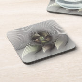 Auffällige Abbildung, moderne Kunst des Abstrakten Getränkeuntersetzer (Linke Seite)