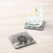 Auffällige Abbildung, moderne Kunst des Abstrakten Getränkeuntersetzer (Rechte Seite)