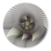 Auffällige Abbildung, moderne Kunst des Abstrakten Keramikknauf (Vorderseite)