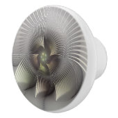 Auffällige Abbildung, moderne Kunst des Abstrakten Keramikknauf (Rechts)