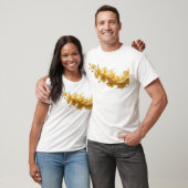 Auffällige ABSTRACTE BLUMEN Kunst T-Shirt (Unisex)
