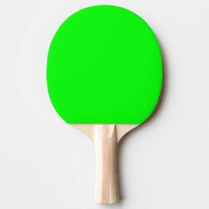 Auffällige helle grüne Akzent-Neonfarbe Tischtennis Schläger