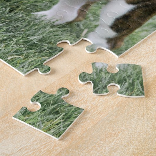 Auffälliger Brindle Boxer-Welpe - Puzzle (Seite)