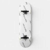 Auffälliger, maßgeschneiderter Markenname Textmust Skateboard (Vorderseite)