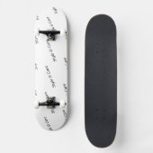 Auffälliger, maßgeschneiderter Markenname Textmust Skateboard (Vorderseite)