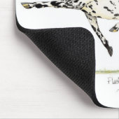 "Auffälliger Urheber" Mousepad (Ecke)