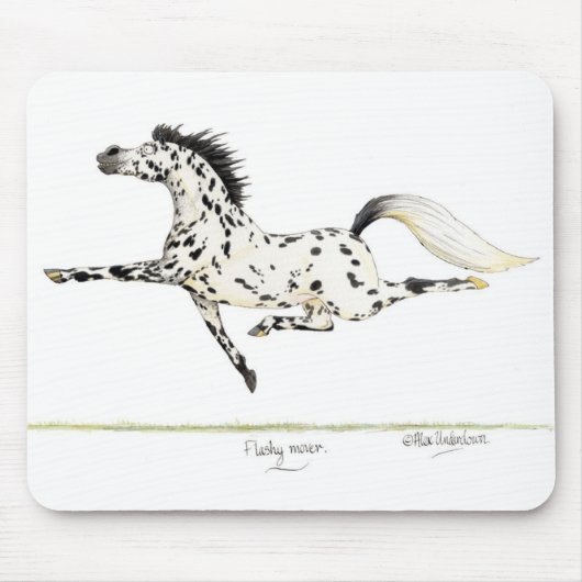 "Auffälliger Urheber" Mousepad (Vorne)