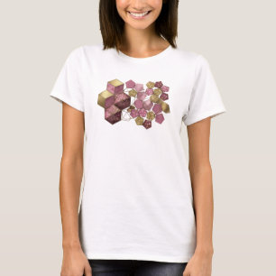 Auffälliges rotes ABSTRACT ART Design T-Shirt