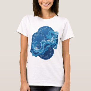 Auffälliges silbernes WINTER WONDERLAND Design mit T-Shirt