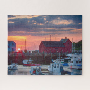 Auffangen am Rockport-Hafen Puzzle