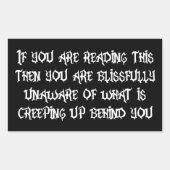 Auffangen Rechteckiger Aufkleber (Vorderseite)