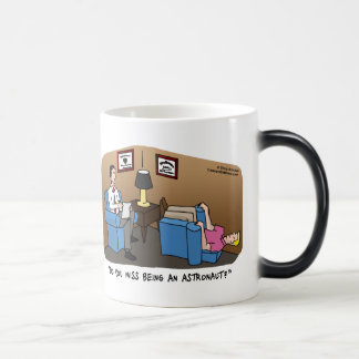 Auffassungsfähiger Therapeut-verwandelnde Tasse
