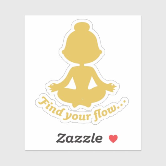 Auffinden des Durchflusstickers (gelb) Aufkleber (Blatt)