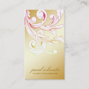 Aufflackern des Laub-311-Vivid golden Visitenkarte