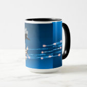 AUFFLACKERN-KAMPFFLUGZEUG TASSE (VorderseiteRechts)