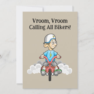 Aufforderung an alle Biker zum Geburtstag Einladung