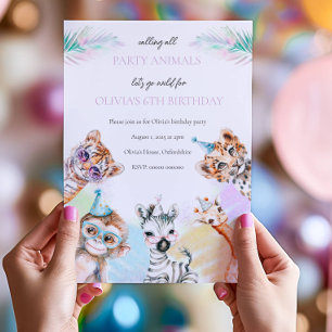 Aufforderung an alle Party zum Geburtstag Einladung