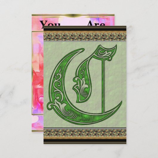 Aufforderung C Einladung (Vorne/Hinten)