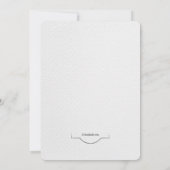 Aufforderung zum Abschluss von Akzenten Einladung (Rückseite)