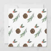 Aufforderung zum Austausch von Ornamenten Einladung (Rückseite)