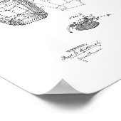 Aufforderung zur Einreichung von Baseball-Catchers Poster (Ecke)