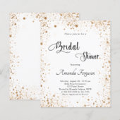 Aufforderung zur Einreichung von Brautparty-Weißgo (Vorne/Hinten)