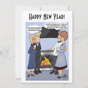 Aufforderung zur Entschließung für neue Jahre Einladung