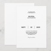 Aufforderung zur Prüfung Einladung (Vorne/Hinten)