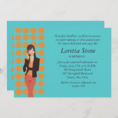 Aufforderung zur Ruhestandsregelung für Unternehme Einladung (Vorne/Hinten)