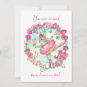 Aufforderung zur Tanzaufforderung Einladung (Vorderseite)