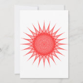 Aufforderungen zur String-Art Einladung (Vorderseite)