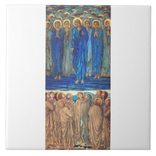 Aufführung Christi durch Edward Burne Jones Fliese