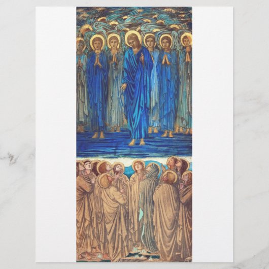 Aufführung Christi durch Edward Burne Jones Flyer (Vorne)