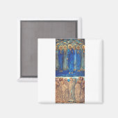 Aufführung Christi durch Edward Burne Jones Magnet (Vorderseite/Rückseite)